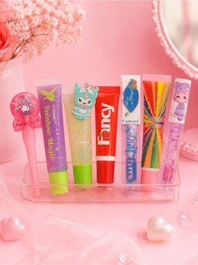 Kawaii Lipgloss bundle 7pcs assorted / cute lipgloss/ some magic color changing